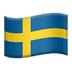 🇸🇪 flag: Sweden display on Apple